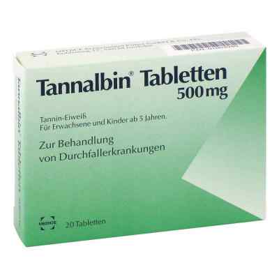 Tannalbin tabletki na biegunkę 20 szt. od MEDICE Arzneimittel Pütter GmbH& PZN 01003940