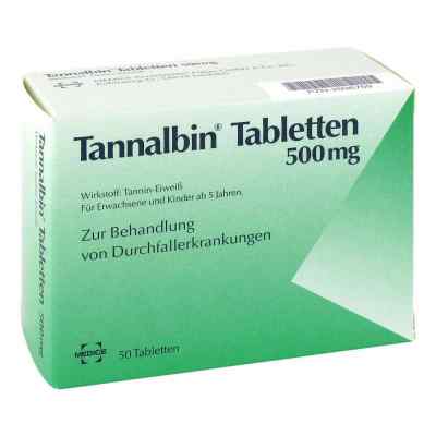 Tannalbin Tabletki na biegunkę 50 szt. od MEDICE Arzneimittel Pütter GmbH& PZN 02036769