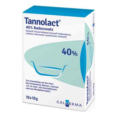 Tannolact Saszetki do kąpieli 40% 10X10 g od Galderma Laboratorium GmbH PZN 03669382