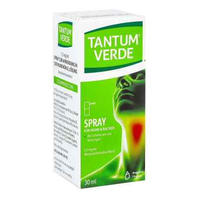 Tantum Verde 1,5 mg/ml spray 30 ml od Angelini Pharma Deutschland GmbH PZN 11104004