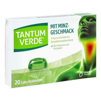 Tantum Verde 3 mg Lutschtabl. 20 szt. od Angelini Pharma Deutschland GmbH PZN 05120370