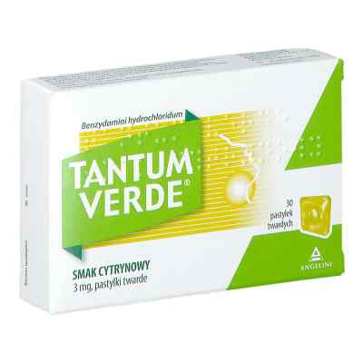 Tantum Verde pastylki do ssania smak cytrynowy 30  od AZIENDE CHIMICHE RIUNITE ANGELINI FRANCESCO A.C.R. PZN 08302227