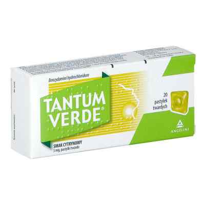 Tantum Verde smak cytrynowy 20  od AZIENDE CHIMICHE RIUNITE ANGELIN PZN 08301606
