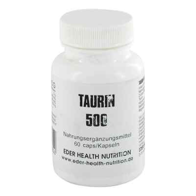 Taurin 500 Kapseln 60 szt. od EDER Health Nutrition PZN 08917815