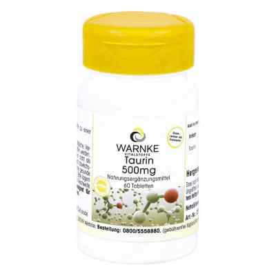 Taurin 500 mg Tabletten 60 szt. od Warnke Vitalstoffe GmbH PZN 12408611