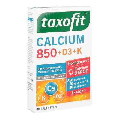 Taxofit Calcium 850+d3+k Depot Tabletten 30 szt. od MCM KLOSTERFRAU Vertr. GmbH PZN 15589228