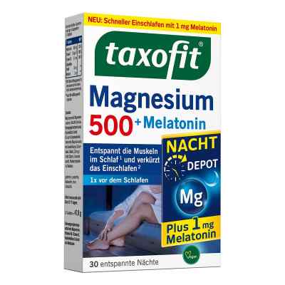 Taxofit Magnesium 500 Nacht+melatonin Tabletten 30 szt. od MCM KLOSTERFRAU Vertr. GmbH PZN 18739651
