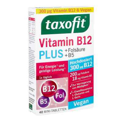 Taxofit Vitamin B12 Plus Tabletten 40 szt. od MCM KLOSTERFRAU Vertr. GmbH PZN 14258044