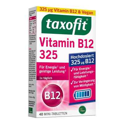 Taxofit Vitamin B12 Tabletten 40 szt. od MCM KLOSTERFRAU Vertr. GmbH PZN 18017969