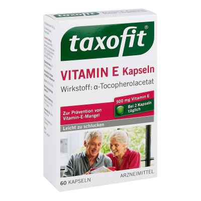 Taxofit Vitamin E Weichkapseln 60 szt. od MCM KLOSTERFRAU Vertr. GmbH PZN 04609040