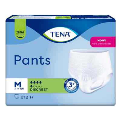 Tena Pants Discreet M Slip 75-100cm pieluchomajtki 12 szt. od Essity Germany GmbH PZN 01866859