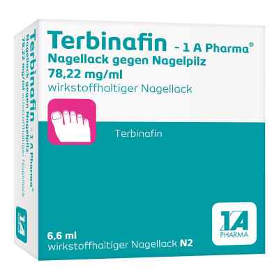 Terbinafin-1a Pharma Lakier na grzybicę paznokci 6.6 ml od 1 A Pharma GmbH PZN 16874333
