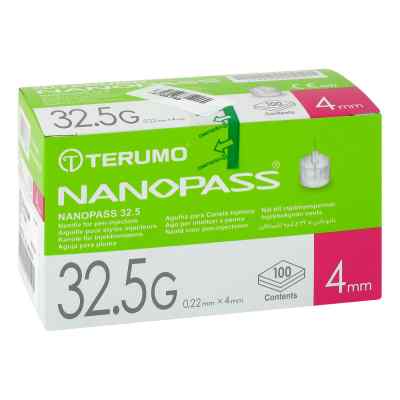 Terumo Nanopass 32,5g Pen Kanuele 0,22x4mm 100 szt. od MeDiTa-Diabetes GmbH PZN 04706748