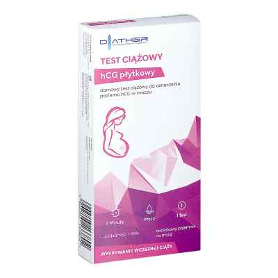 TEST CIĄŻOWY hCG płytkowy FHC-102H 1  od HANGZHOU ALLTEST BIOTECH CO.,LTD. PZN 08303193