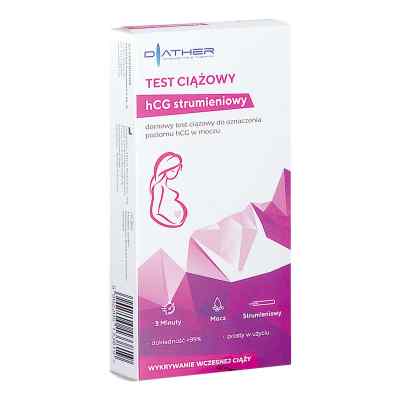 TEST CIĄŻOWY hCG strumieniowy FHC-103H