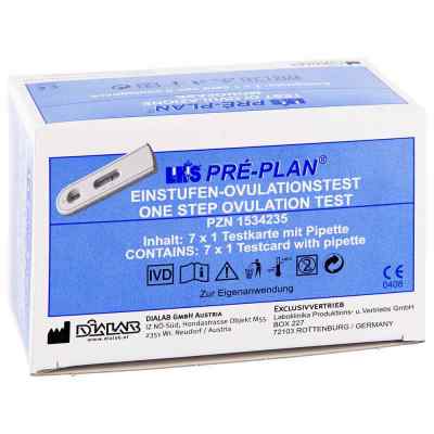 Test owulacyjny Pre Plan Lh 7 szt. od Laboklinika Produktions-und Vert PZN 01534235