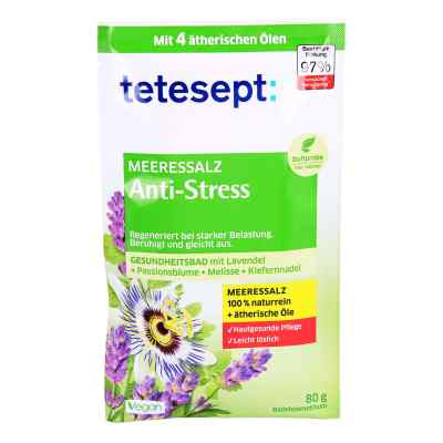 Tetesept Anti Stress sól morska do kąpieli 80 g od Merz Consumer Care GmbH PZN 07769850