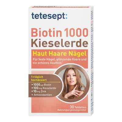Tetesept Biotin 1000 Kieselerde Filmtabletten 30 szt. od Merz Consumer Care GmbH PZN 13166713