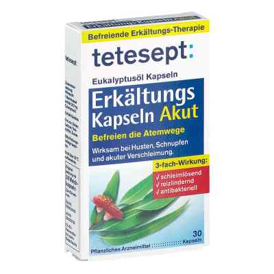 Tetesept Eukalyptusöl Erkältungs Kapseln Akut 30 szt. od Merz Consumer Care GmbH PZN 20027805