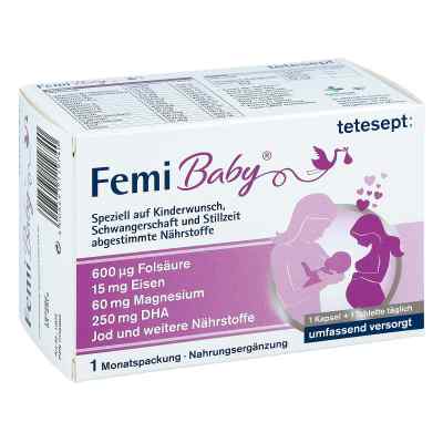 Tetesept Femi Baby tabletki powlekane + kapsułki miękkie 2X30 szt. od Merz Consumer Care GmbH PZN 11118963
