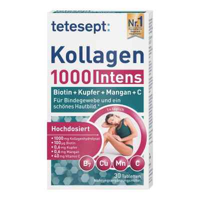 Tetesept Kollagen 1000 Intens Tabletten 30 szt. od Merz Consumer Care GmbH PZN 17841212