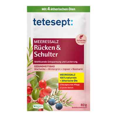 Tetesept sól morska do kąpieli plecy i ramiona 80 g od Merz Consumer Care GmbH PZN 09704406