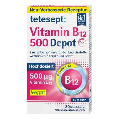 Tetesept Vitamin B12 500 Depot Filmtabletten 30 szt. od Merz Consumer Care GmbH PZN 18271113