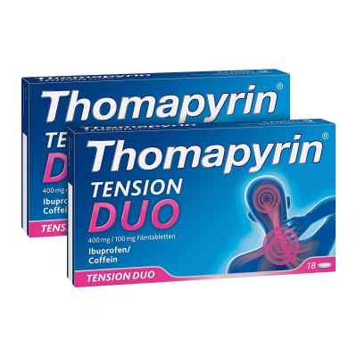 Thomapyrin TENSION DUO 400mg100mg mit Coffein  Ibuprofen 2x18 szt. od A. Nattermann & Cie GmbH PZN 08101001