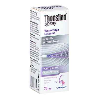 Thonsilan aerozol 20 ml od NOVASCON PHARMACEUTICALS SP. Z O PZN 08303149