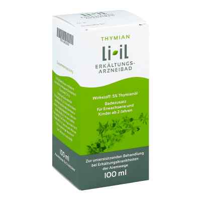 Thymian Li-il kąpiel lecznicza na przeziębienie 100 ml od LI-IL GmbH PZN 09703022