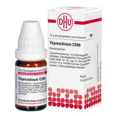 Thyreoidinum C 200 Globuli 10 g od DHU-Arzneimittel GmbH & Co. KG PZN 07460325