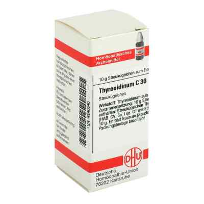 Thyreoidinum C 30 globulki 10 g od DHU-Arzneimittel GmbH & Co. KG PZN 04240646