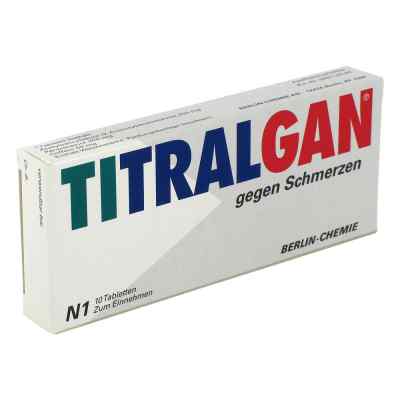 Titralgan Tabletten gegen Schmerzen 10 szt. od BERLIN-CHEMIE AG PZN 02653261