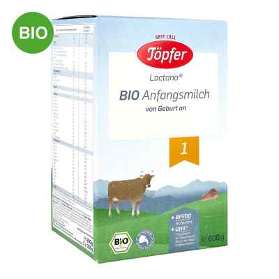 Toepfer Lactana Bio 1 mleko modyfikowane 600 g od TÖPFER GmbH PZN 06081896