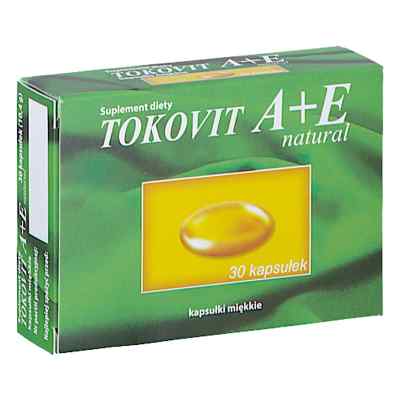 Tokovit A + E Natural kapsułki 30  od PRZEDSIĘBIORSTWO PRODUKCJI FARMACEUTYCZNEJ HASCO-L PZN 08304760