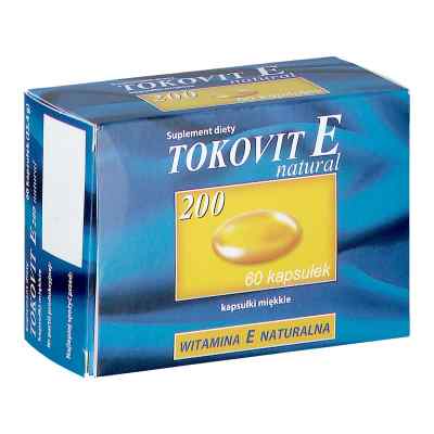 Tokovit E natural 200 kapsułki 60  od PRZEDSIĘBIORSTWO PRODUKCJI FARMACEUTYCZNEJ HASCO-L PZN 08302100