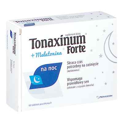 Tonaxinum Forte + Melatonina na noc tabletki 60  od NOVASCON PHARMACEUTICALS SP. Z O PZN 08303152