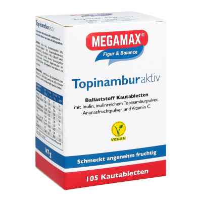 Topinambur Aktiv Megamax tabletki do żucia 105 szt. od Megamax B.V. PZN 01226545