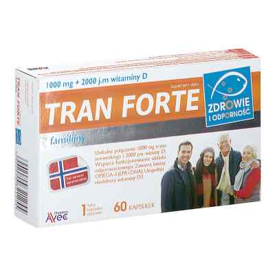 Tran Familijny Forte kapsułki 60  od AVEC PHARMA SP. Z O.O. PZN 08303106