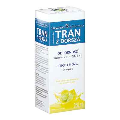 Tran z dorsza smak cytrynowo-limonkowy 250 ml od DOMOWA APTECZKA PZN 08303128