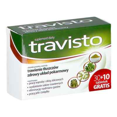 Travisto tabletki 40  od AFLOFARM FARMACJA POLSKA SP. Z O PZN 08301488