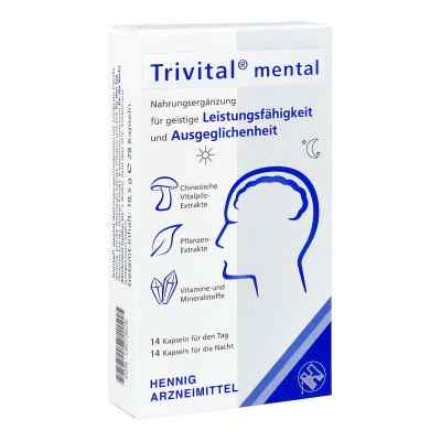 Trivital mental Kapseln 28 szt. od Hennig Arzneimittel GmbH & Co. K PZN 13573625
