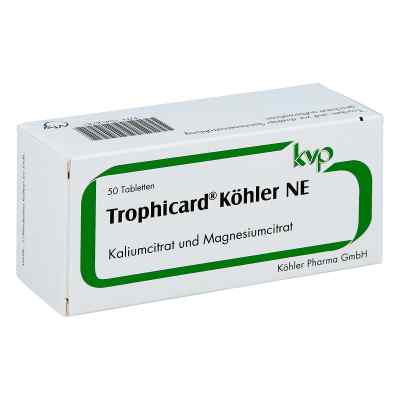 Trophicard Köhler Ne tabletki 50 szt. od Köhler Pharma GmbH PZN 10418781