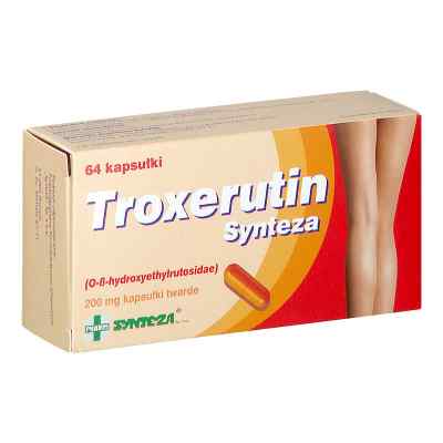 Troxerutin Synteza kapsułki 64  od PRZEDSIĘBIORSTWO FARMACEUTYCZNO-CHEMICZNE 