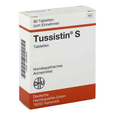 Tussistin S Tabl. 80 szt. od DHU-Arzneimittel GmbH & Co. KG PZN 04043957