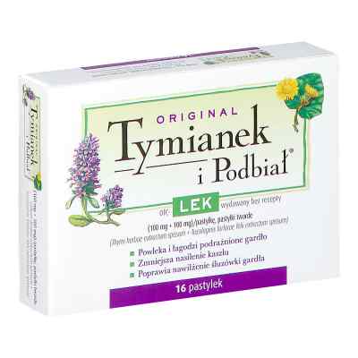 Tymianek i Podbiał pastylki do ssania