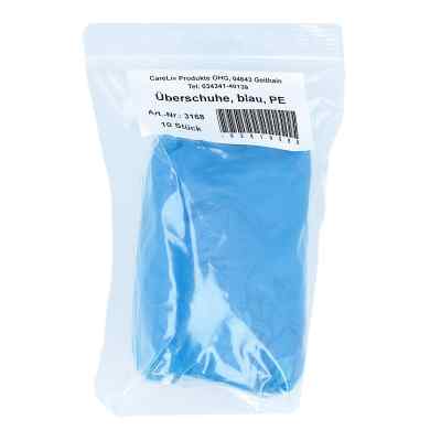 Ueberschuhe Einmal Kunststoff blau