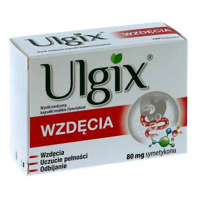 Ulgix Wzdęcia kapsułki 100  od PRZEDSIĘBIORSTWO PRODUKCJI FARMACEUTYCZNEJ HASCO-L PZN 08300551