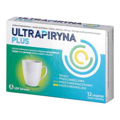 Ultrapiryna Plus saszetki 12  od SENSILAB POLSKA SP. Z O.O.- S.K. PZN 08300816