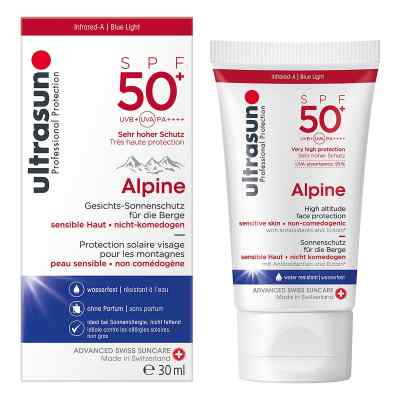 Ultrasun Alpine Creme Spf 50+ Gesicht 30 ml od Ultrasun AG PZN 17574366